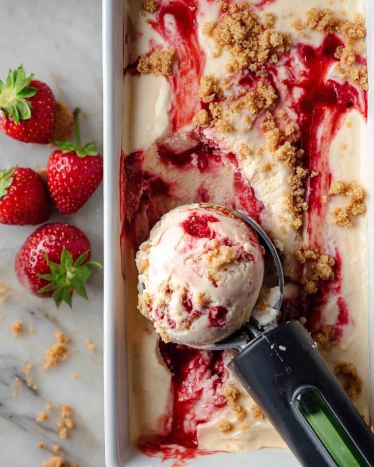 Strawberry Cheesecake Ice Cream Recipe