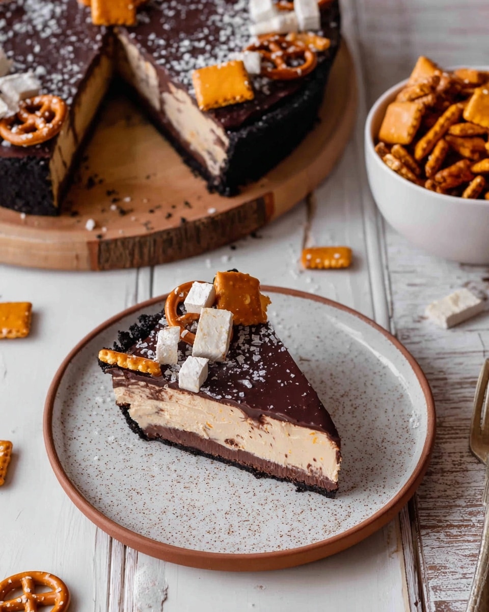 The Best Chocolate Peanut Butter Cheesecake Recipe