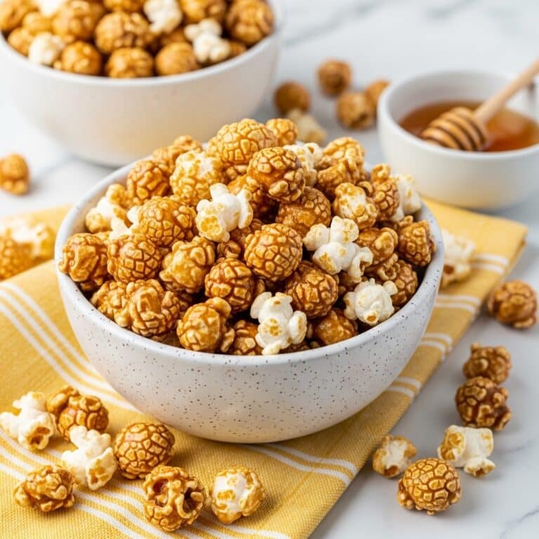 Crunchy and Sweet Honey Popcorn (Really Easy!) Recipe