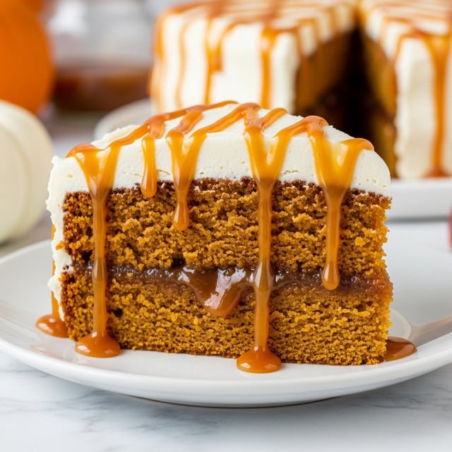 Salted Caramel Pumpkin Cake Recipe