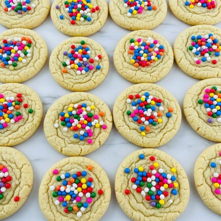 Cake Mix Cookies with Sprinkles Recipe