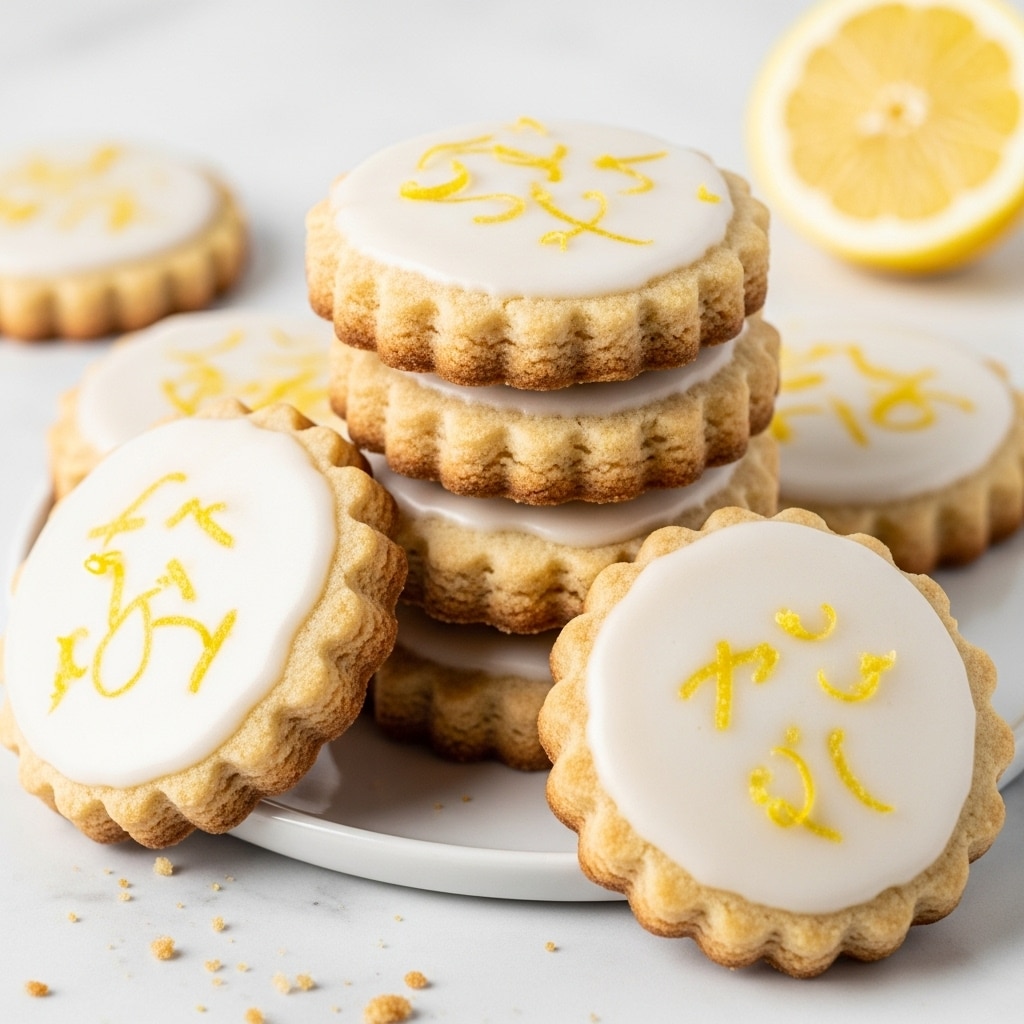 Lemon Shortbread Cookies Recipe