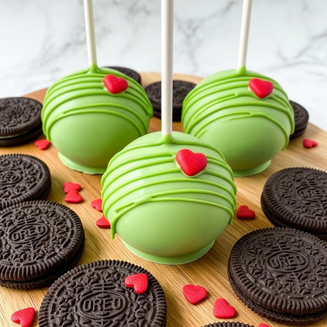 Grinch Oreo Pops Recipe