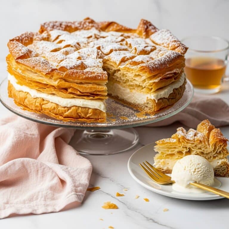 Phyllo Apple Prune Tart Recipe