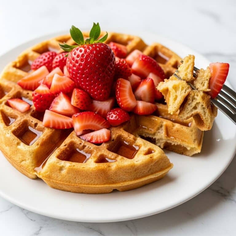 Protein Waffles (Crispy With No Flour) Recipe
