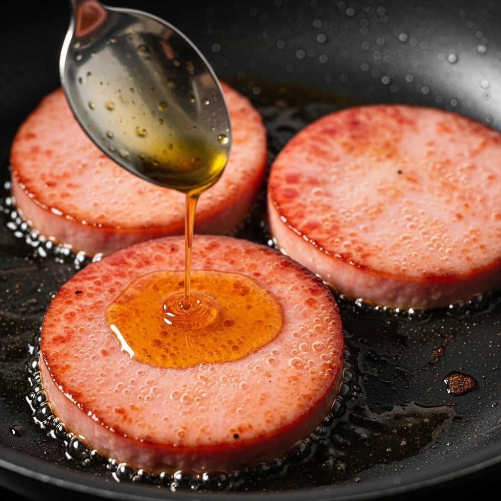 Ham Steaks with a Sweet Maple Glaze Recipe