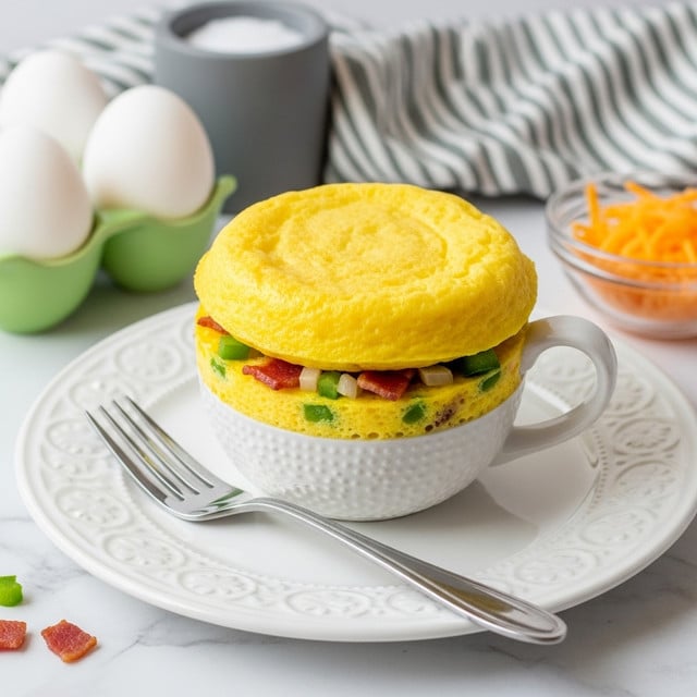 Microwave Omelet in a Mug Recipe