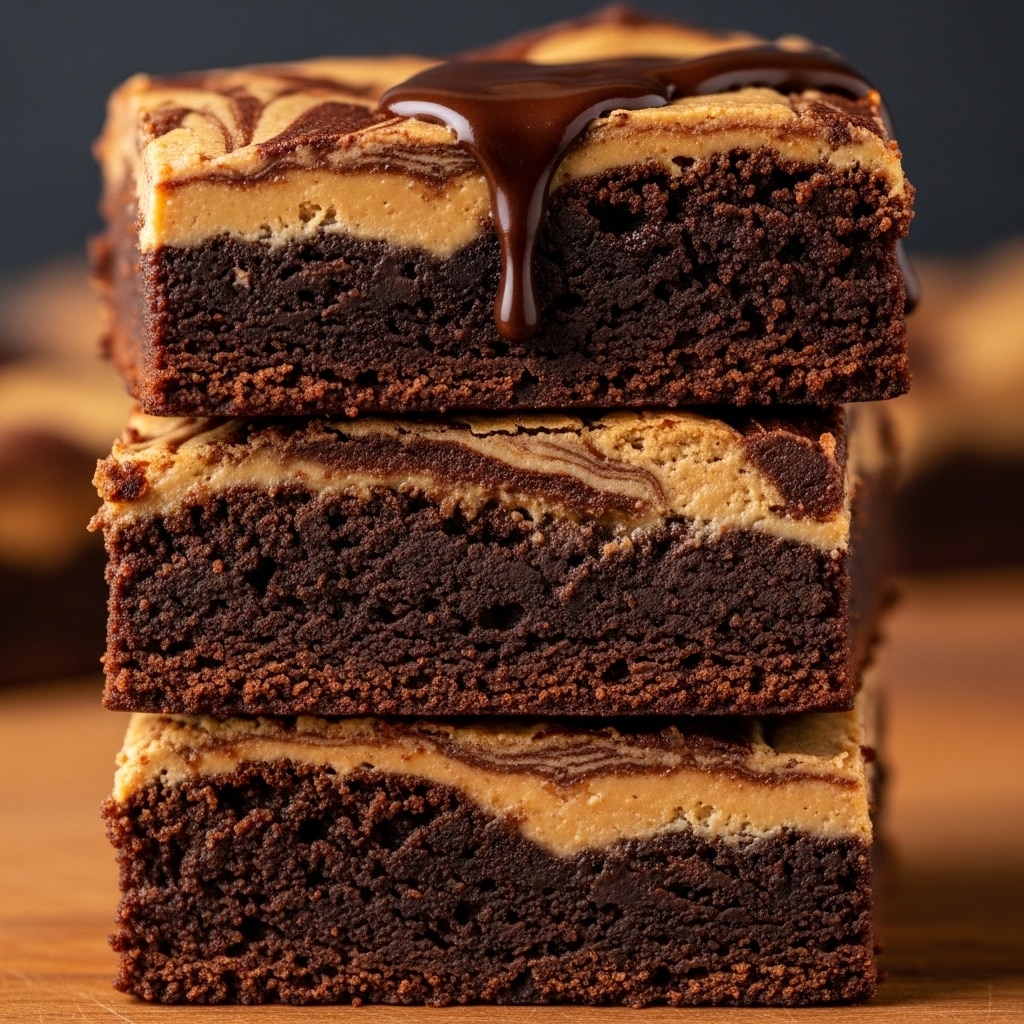 Tahini Swirled Chocolate Brownies Recipe
