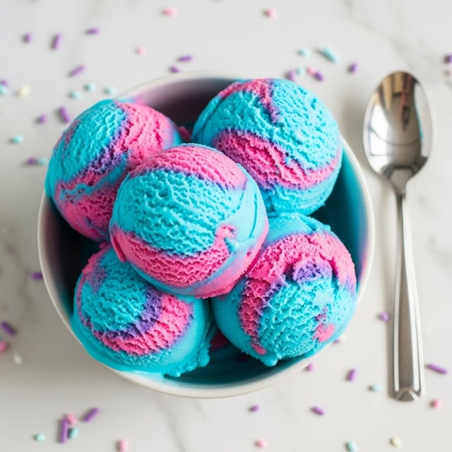 No-Churn Cotton Candy Ice Cream Recipe