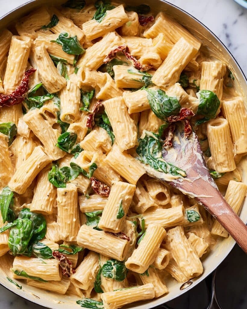 Creamy Tuscan Vegan Pasta Recipe