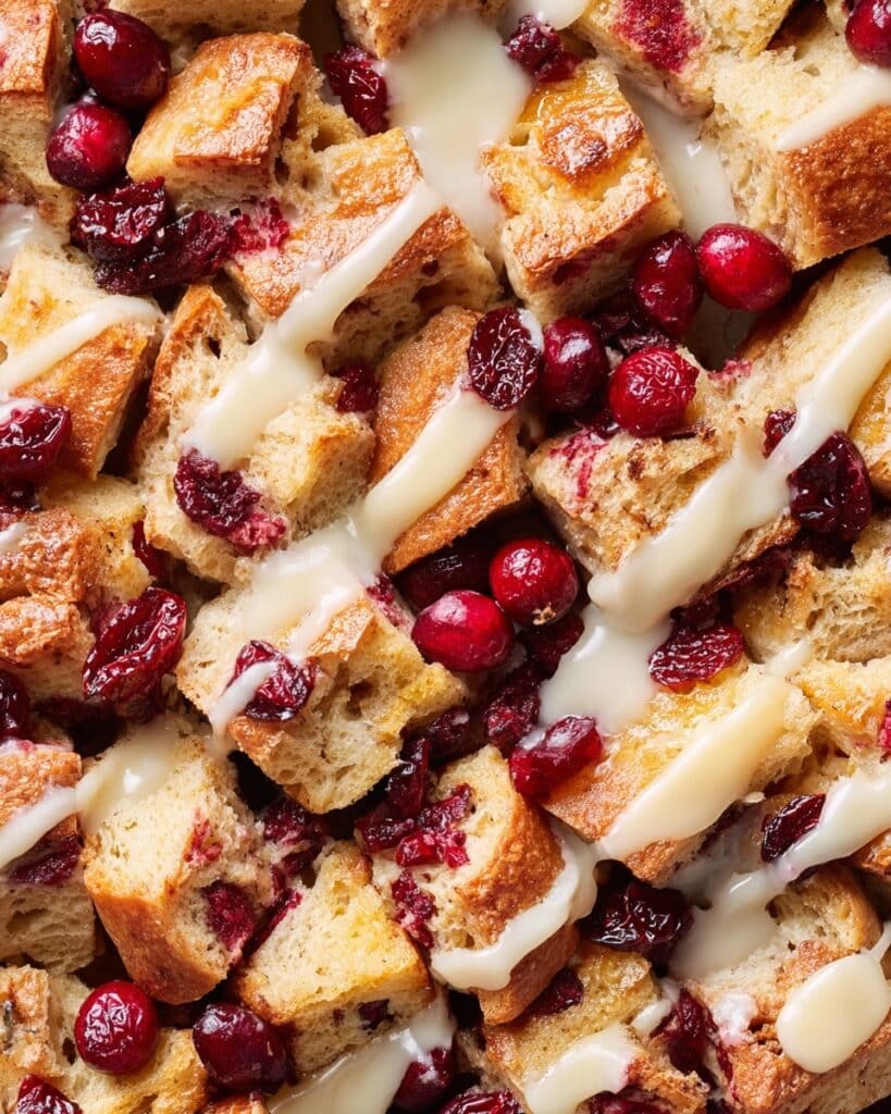 Cranberry Bread Pudding Recipe