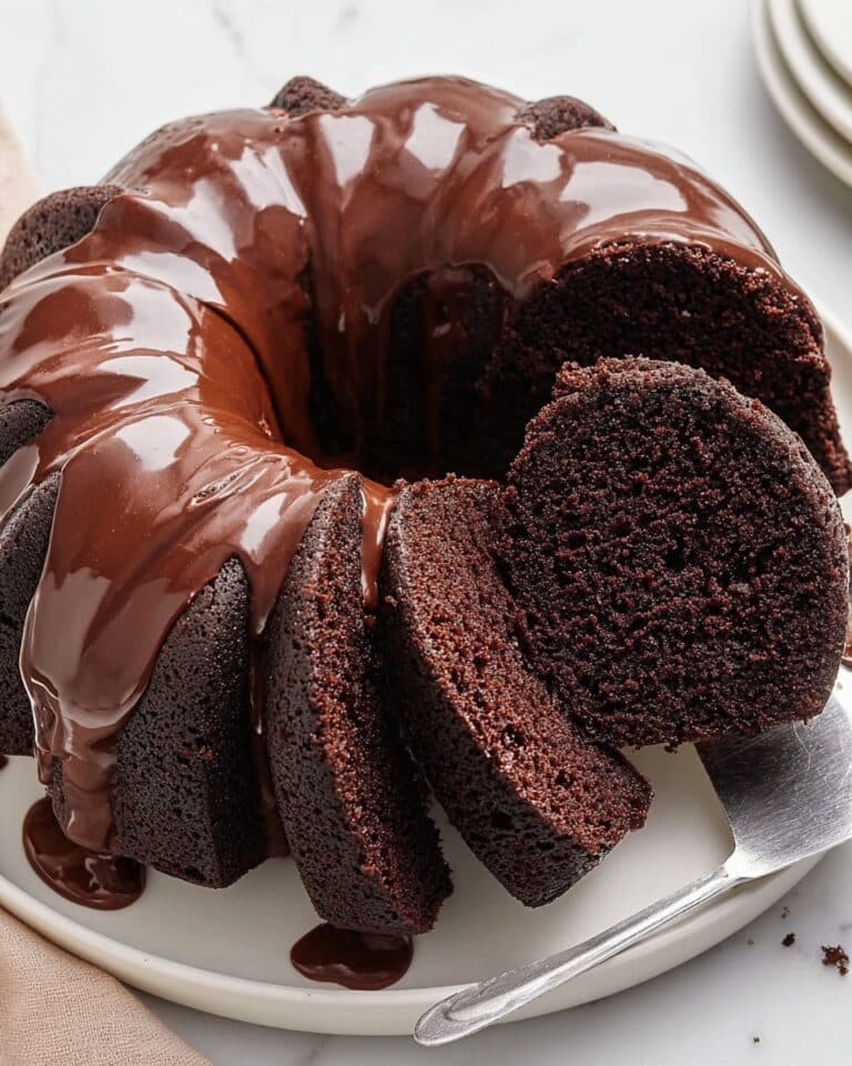 Decadent Chocolate Bundt Cake with Rich Ganache Recipe