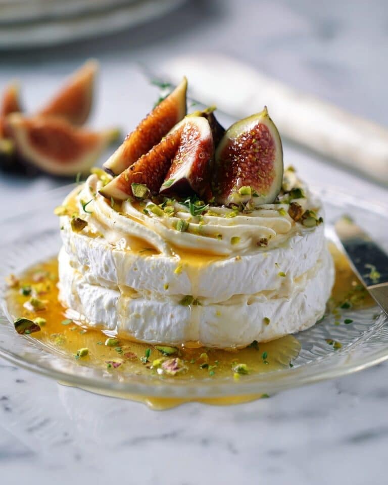 Whipped Brie with Figs and Pistachios Recipe