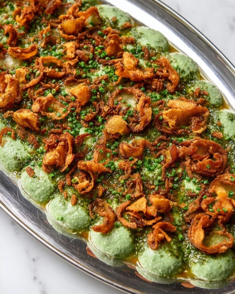 Spinach Artichoke Dip with Crispy Artichoke Leaves Recipe