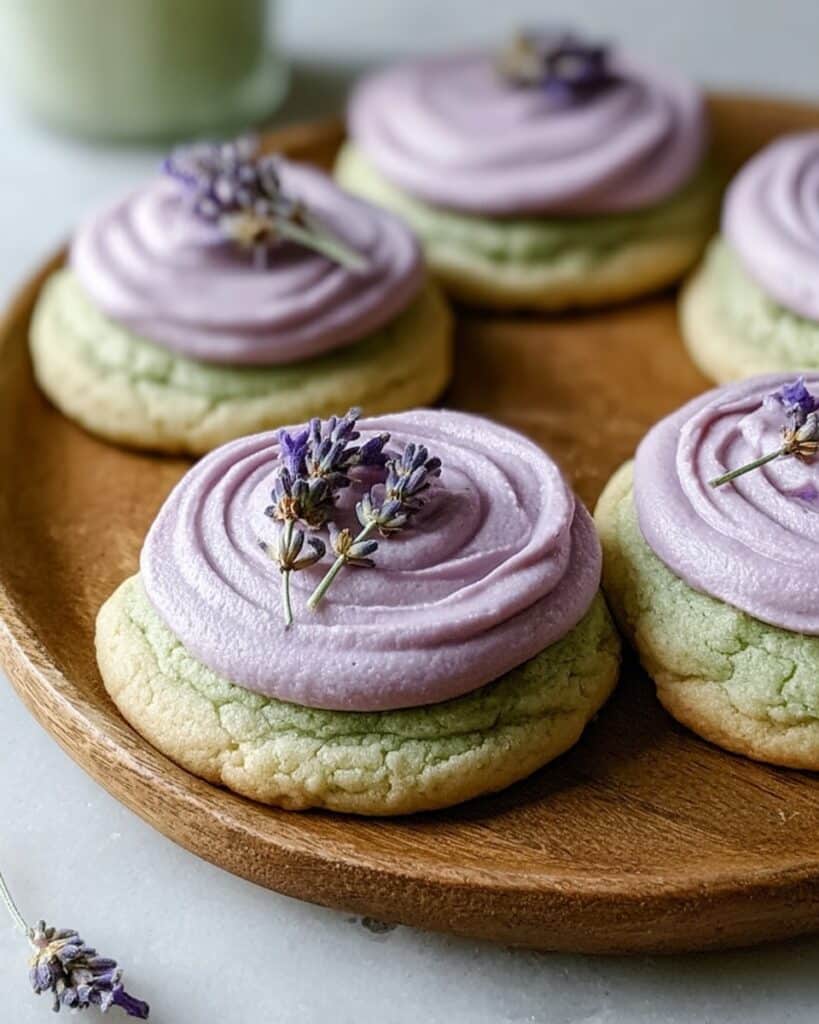 Dreamy Matcha Lavender Sugar Cookies Recipe