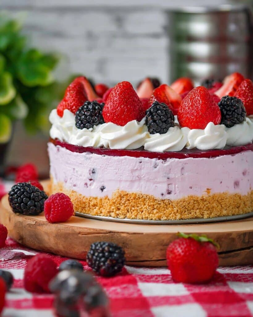 No Bake Berry Cheesecake Recipe