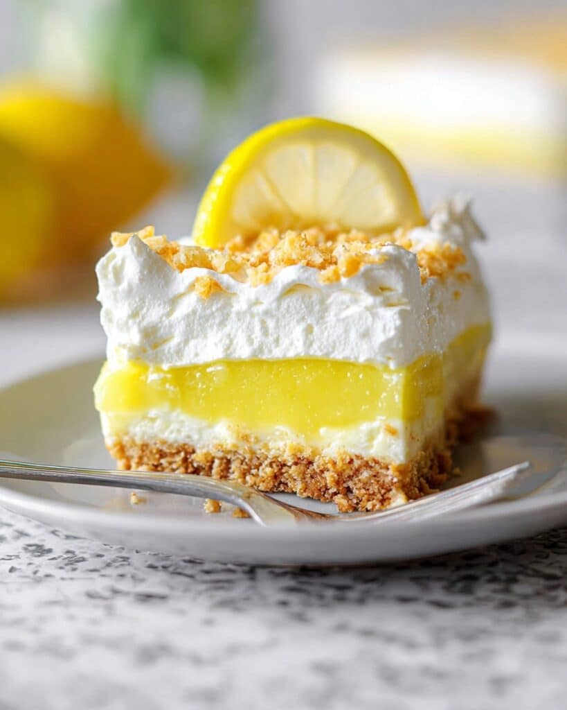 Lemon Coconut Cream Cheese Dessert Recipe