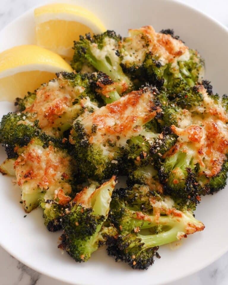Smashed Broccoli Parmesan Recipe