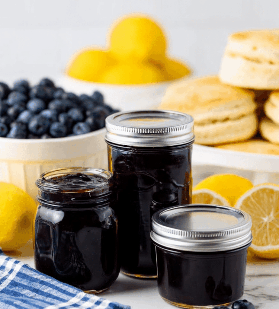 Blueberry Lemon Refrigerator Jam Recipe