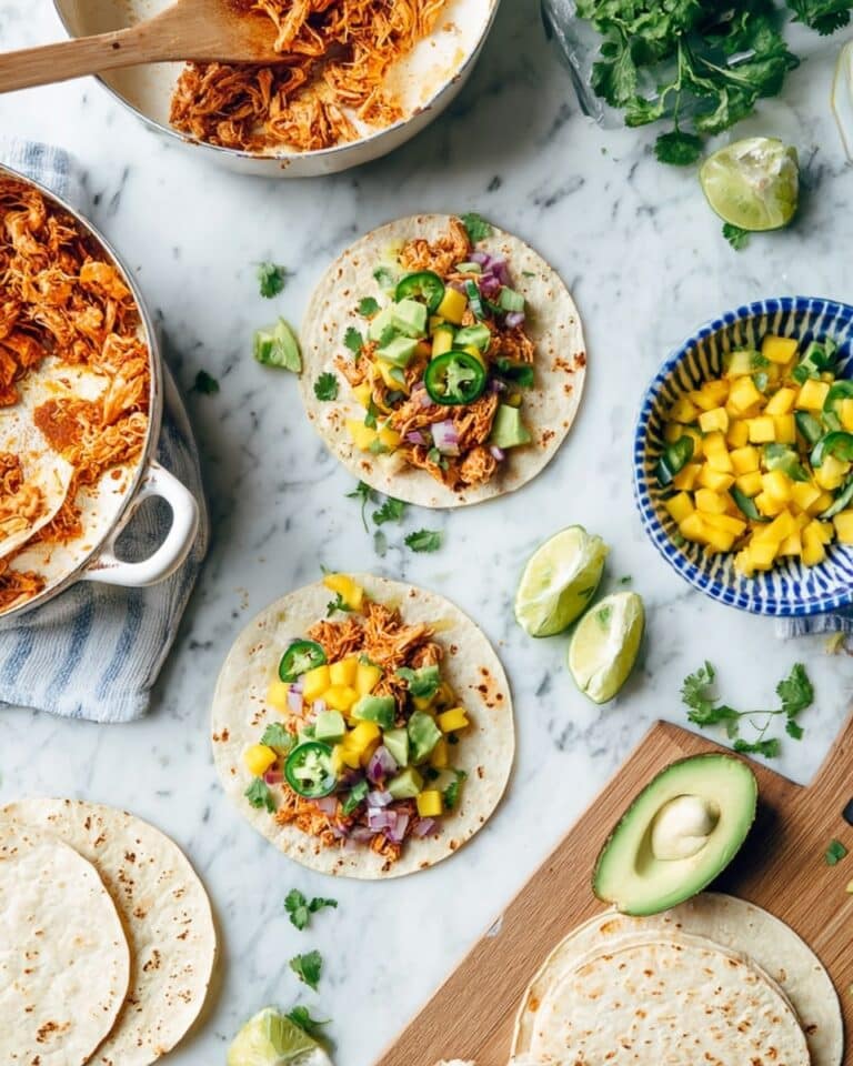 Jamaican Jerk Vegan Mango-Avocado Tacos Recipe