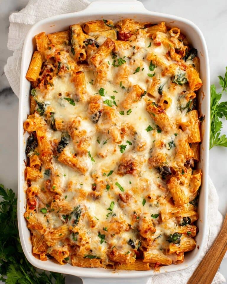 Veggie Lover’s Rigatoni Bake Recipe