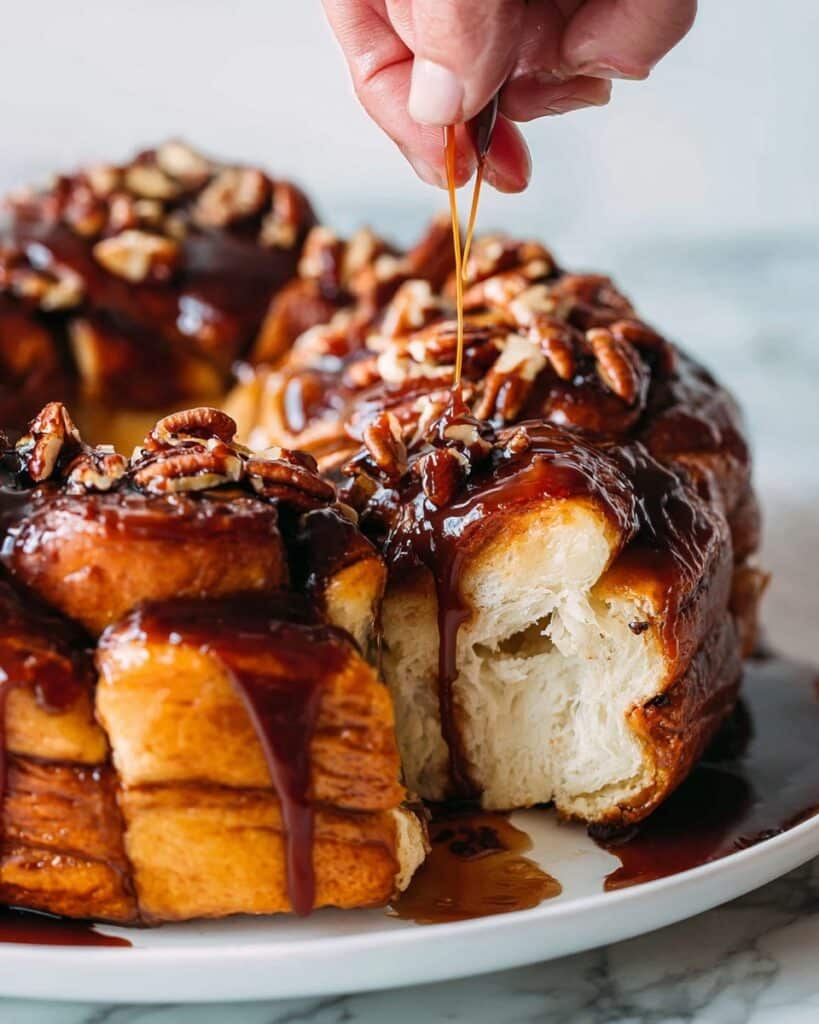 Butterscotch Cinnamon Sticky Buns with Pecans Recipe