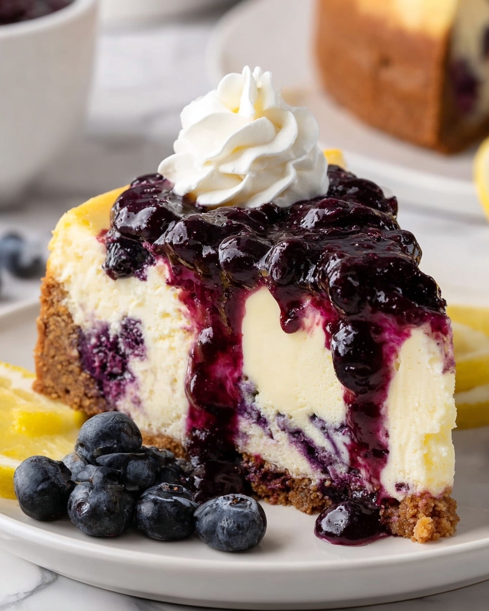 Lemon Blueberry Cheesecake Recipe