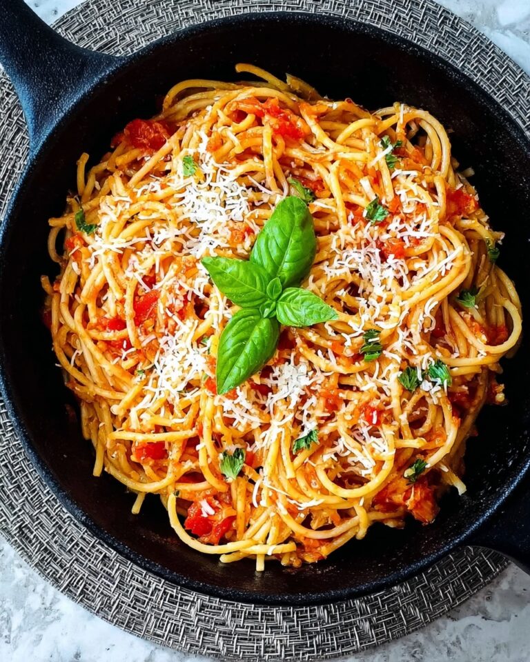 Spaghetti with Cherry Tomatoes and Parmesan Recipe