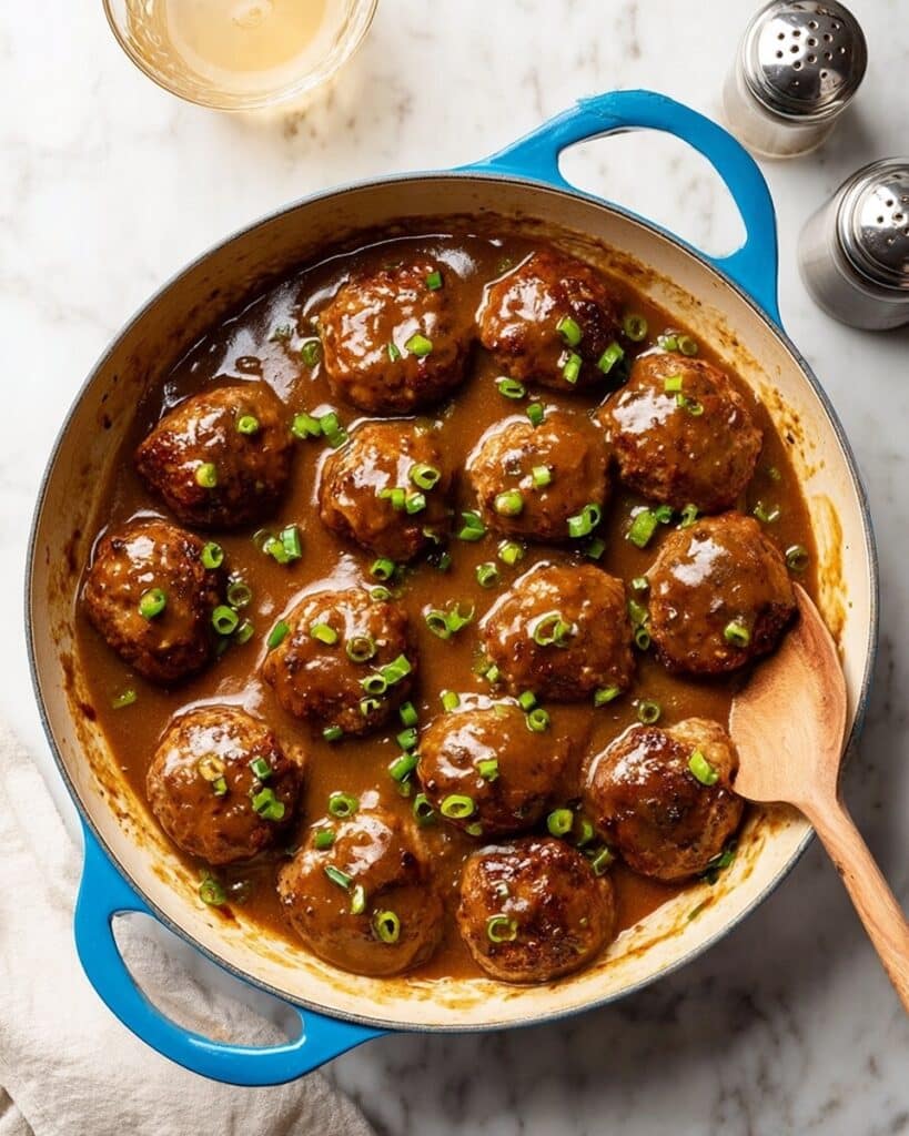 Southern Hamburger Steaks with Onion Gravy Recipe