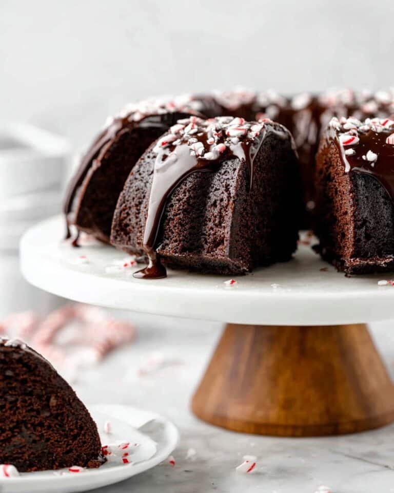 Chocolate Peppermint Bundt Cake Recipe