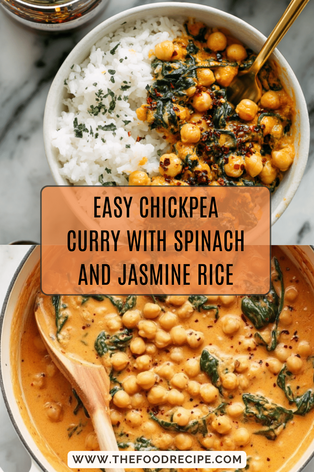 Steph's Chickpea Curry with Spinach and Rice – Delicious & Easy