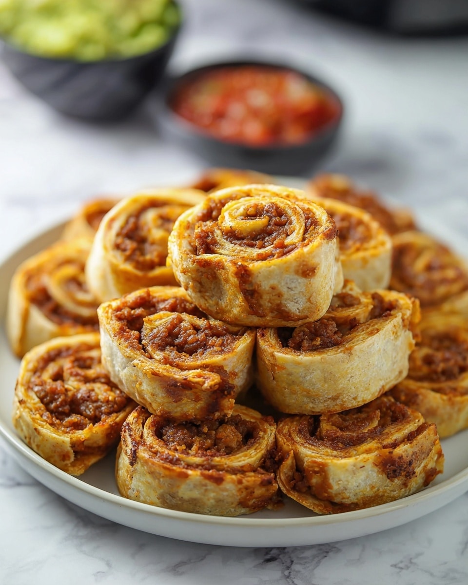 Cheesy Taco Pinwheels Recipe