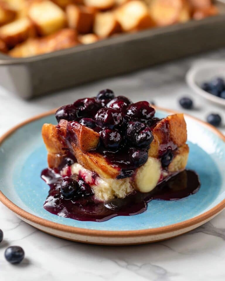 Overnight Blueberry French Toast Recipe
