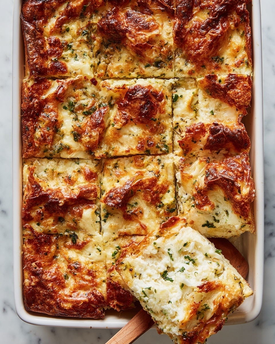 Cheesy Croissant Casserole Recipe