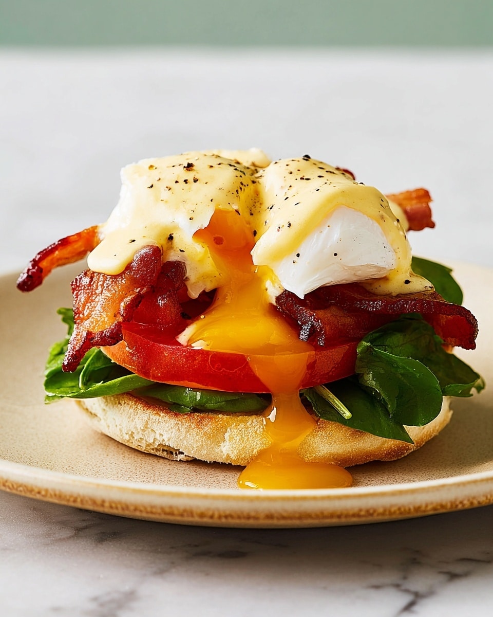 BLT Eggs Benedict Recipe
