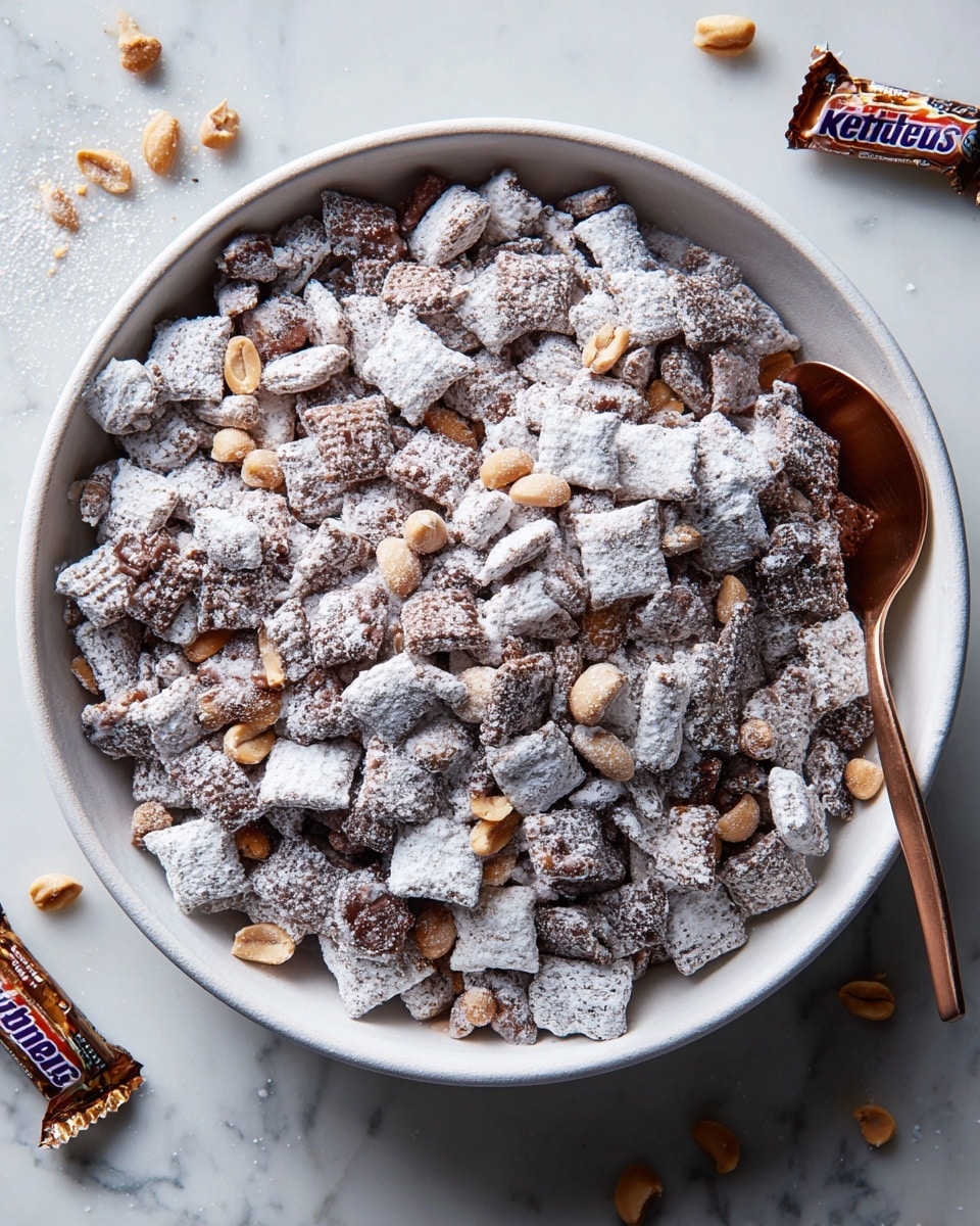 Snickers Puppy Chow Recipe