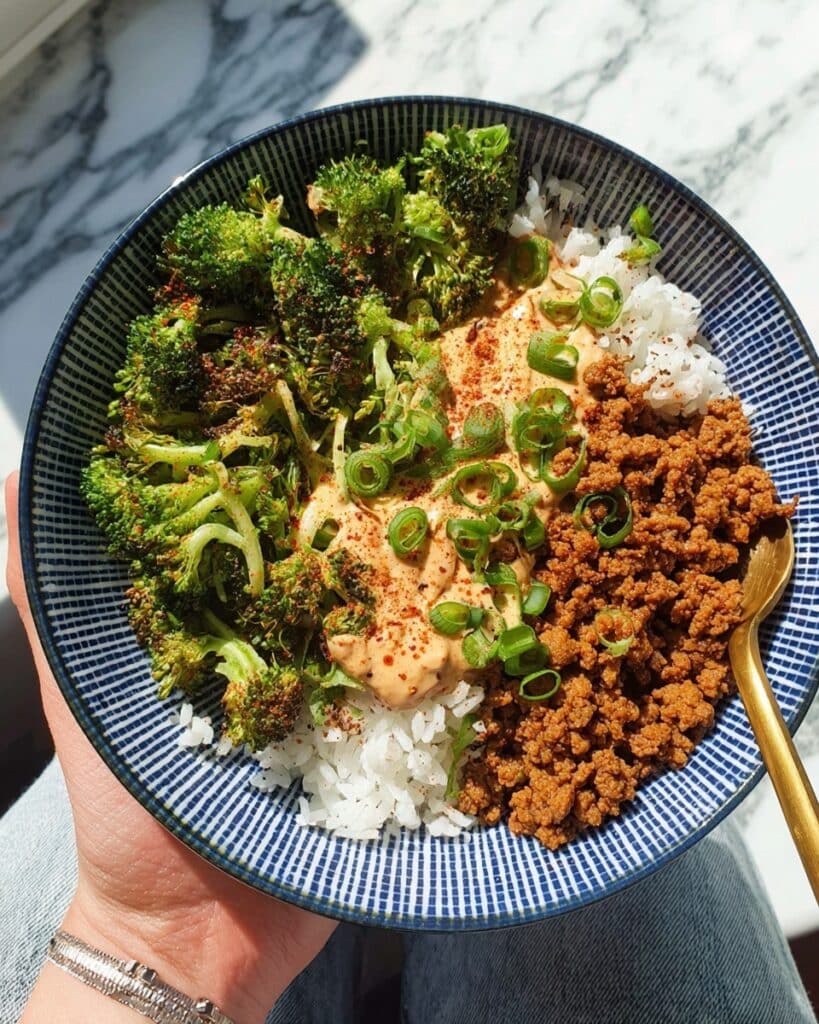 Teriyaki Tofu Bowls with Kimchi Mayo Recipe