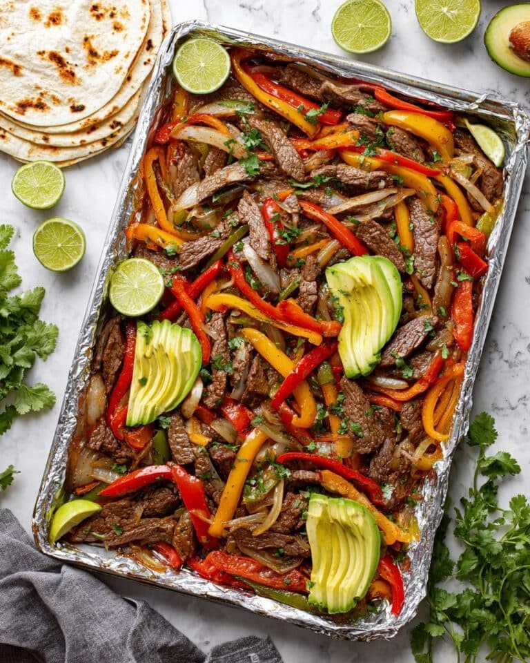 Sheet Pan Steak Fajitas Recipe