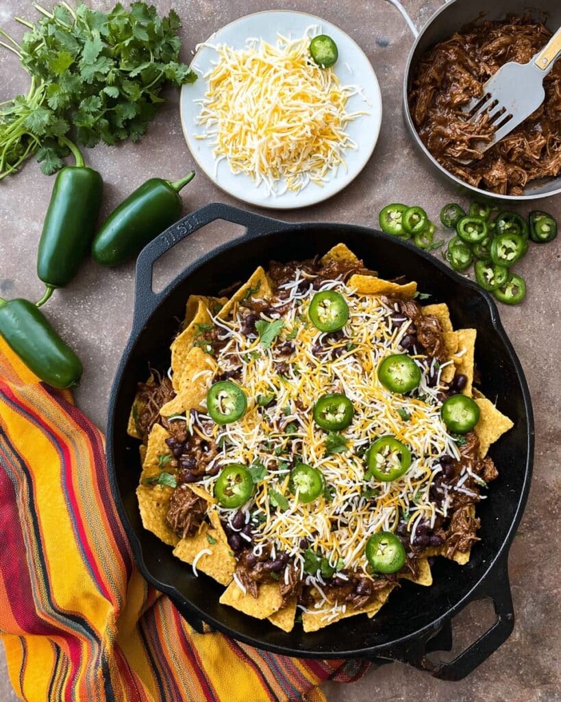 Spicy Pot Roast Nachos Recipe