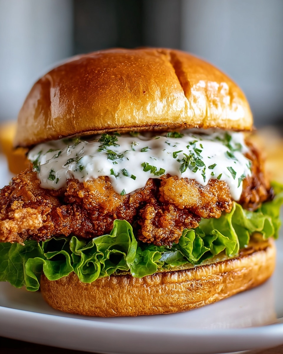 Cajun Crispy Chicken Sandwich with Garlic Aioli Recipe