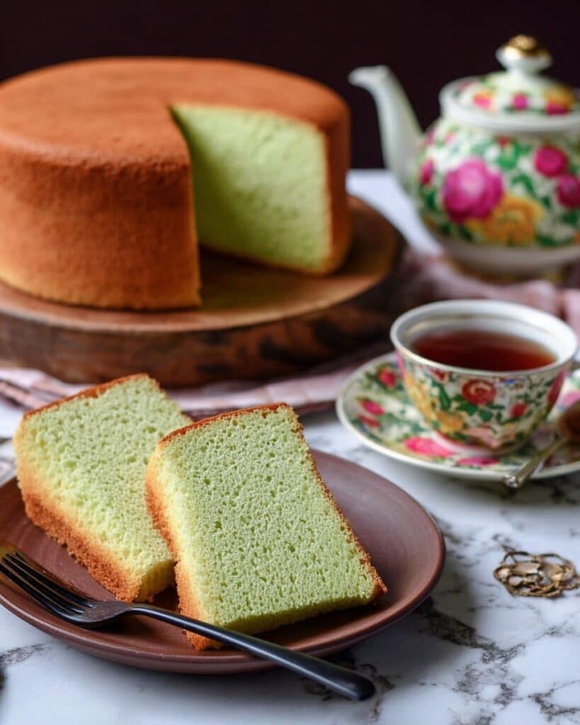 Pandan Chiffon Cake Recipe