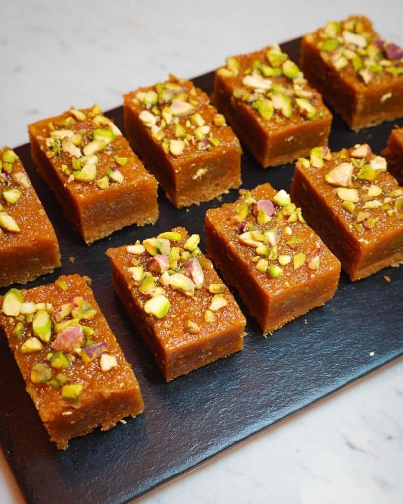Brown Butter, Honey & Pistachio Cookie Bars Recipe