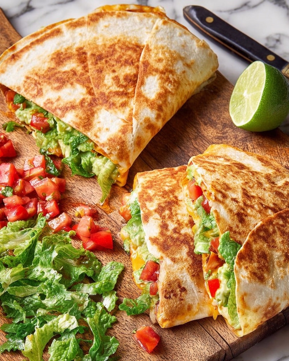 Vegan Lentil Crunchwraps with Chipotle Queso and Tostada Shells Recipe