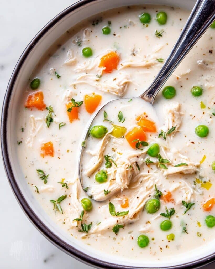 Chicken Pot Pie Soup (Stovetop or Crock Pot) Recipe