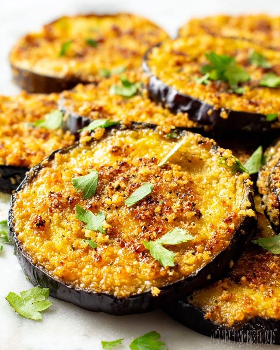 Crispy Air Fryer Eggplant Parmesan Recipe
