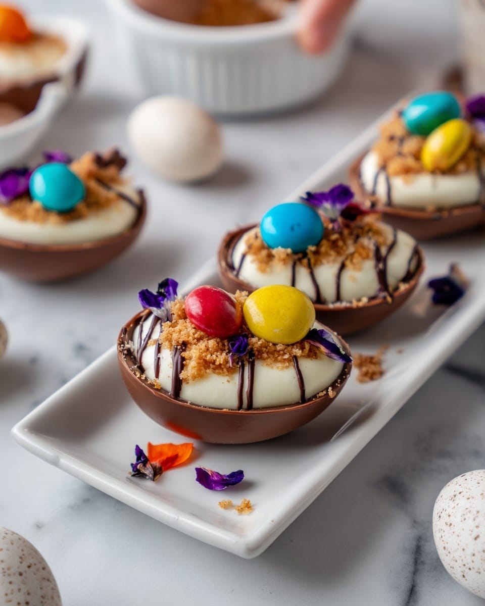 No-Bake Easter Egg Cheesecakes Recipe