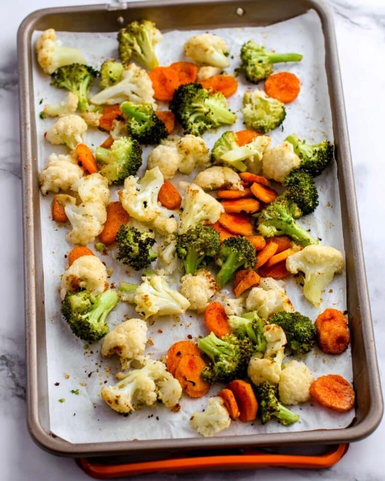Roasted Frozen Mixed Vegetables with Garlic and Onion Powder Recipe