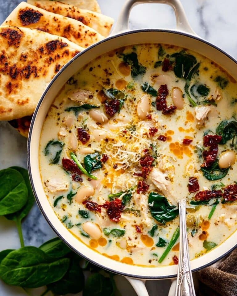 Creamy Tuscan Chicken Soup Recipe