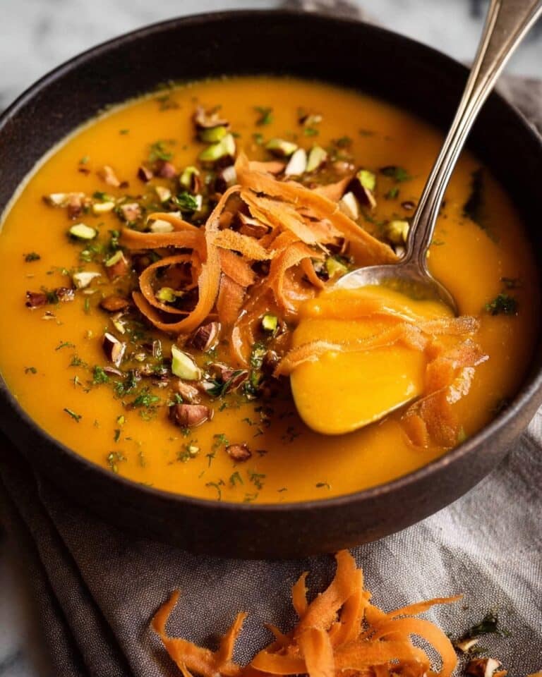 Sweet Potato Soup with Cumin and Cream Recipe