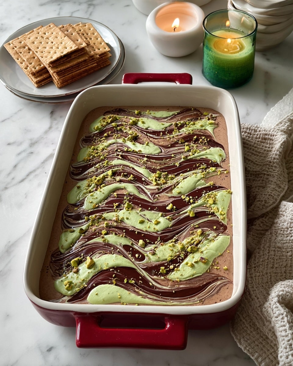 No-Bake Dubai Chocolate Cheesecake Recipe